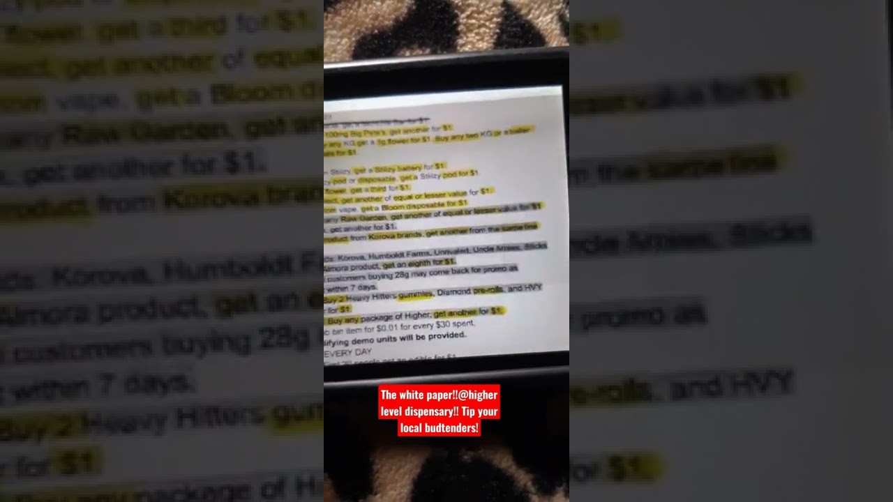 strain review higher level dispensary in Hollister ca