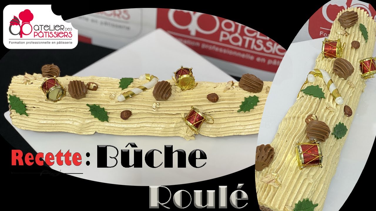 recette Bûche ( roulé ) avec chef ines grayaa
