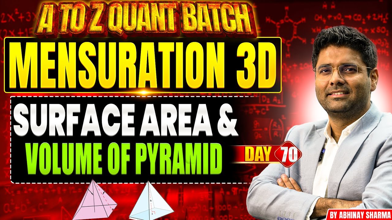 Complete Class of Pyramid with top questions | By Abhinay Sharma | A to Z Quant Batch | Day 70