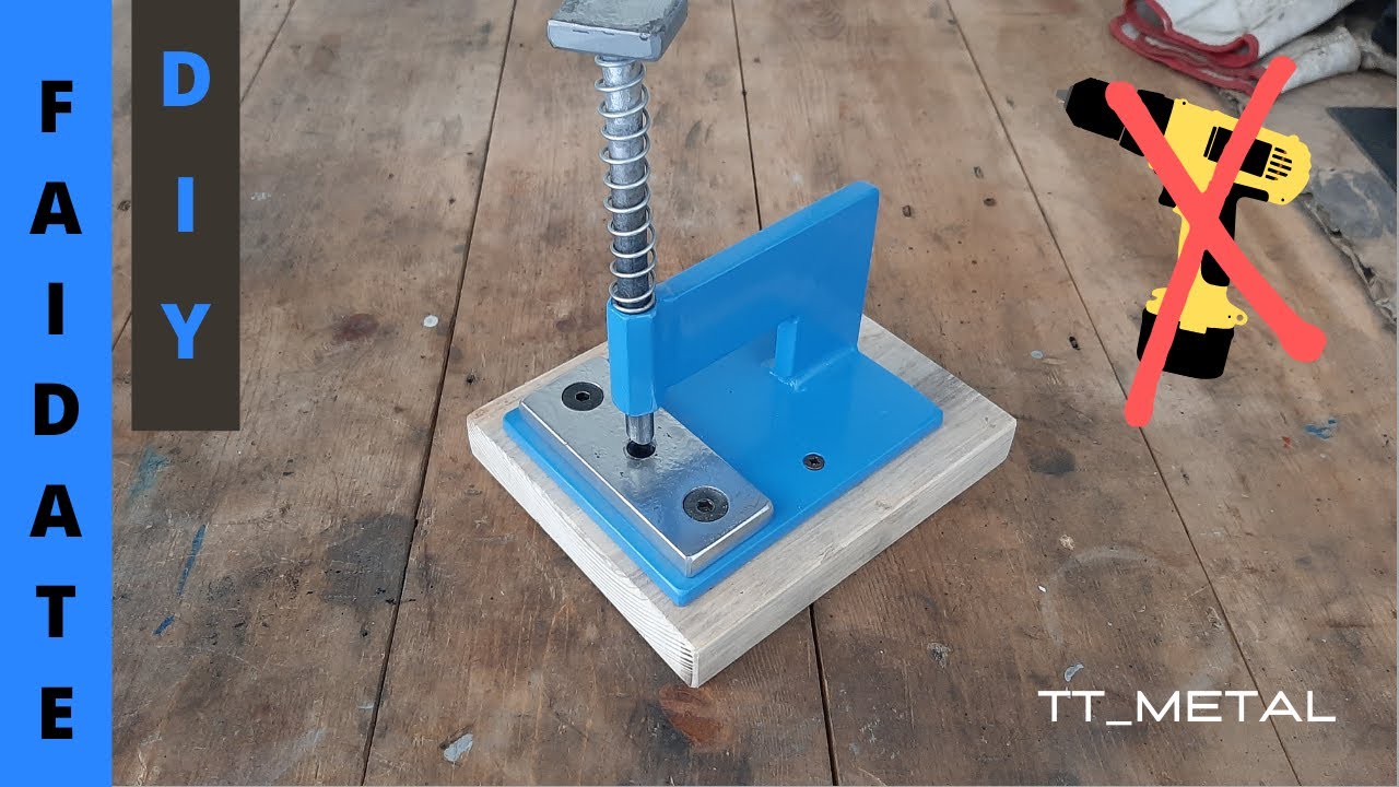 DIY USEFUL TOOL IDEA // ATTREZZO FAI DA TE // HOMEMADE TOOL // PUNCHING TOOL // PUNZONATRICE