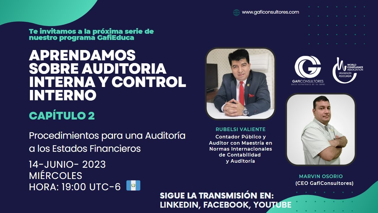 Procedimiento para una Auditor&iacute;a a los Estados Financieros