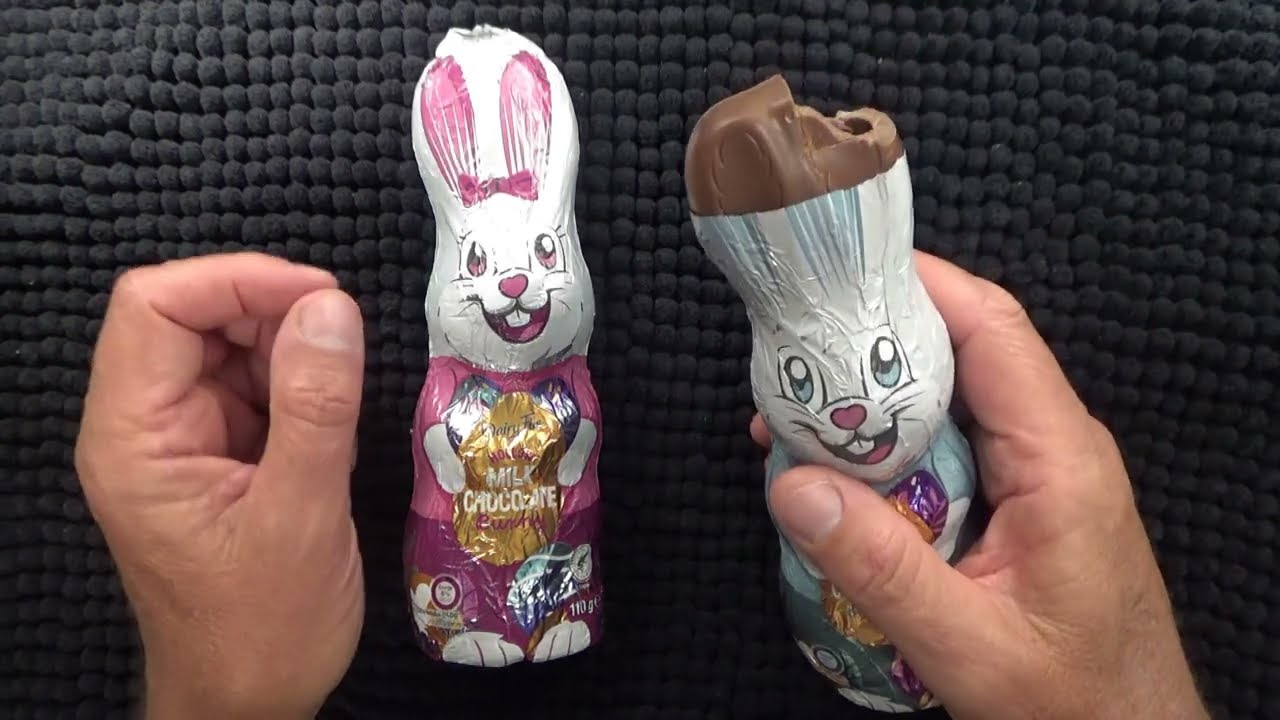 ASMR - Whispering While Eating Easter Bunnies - Chocolate Easter Treats - Australian Content
