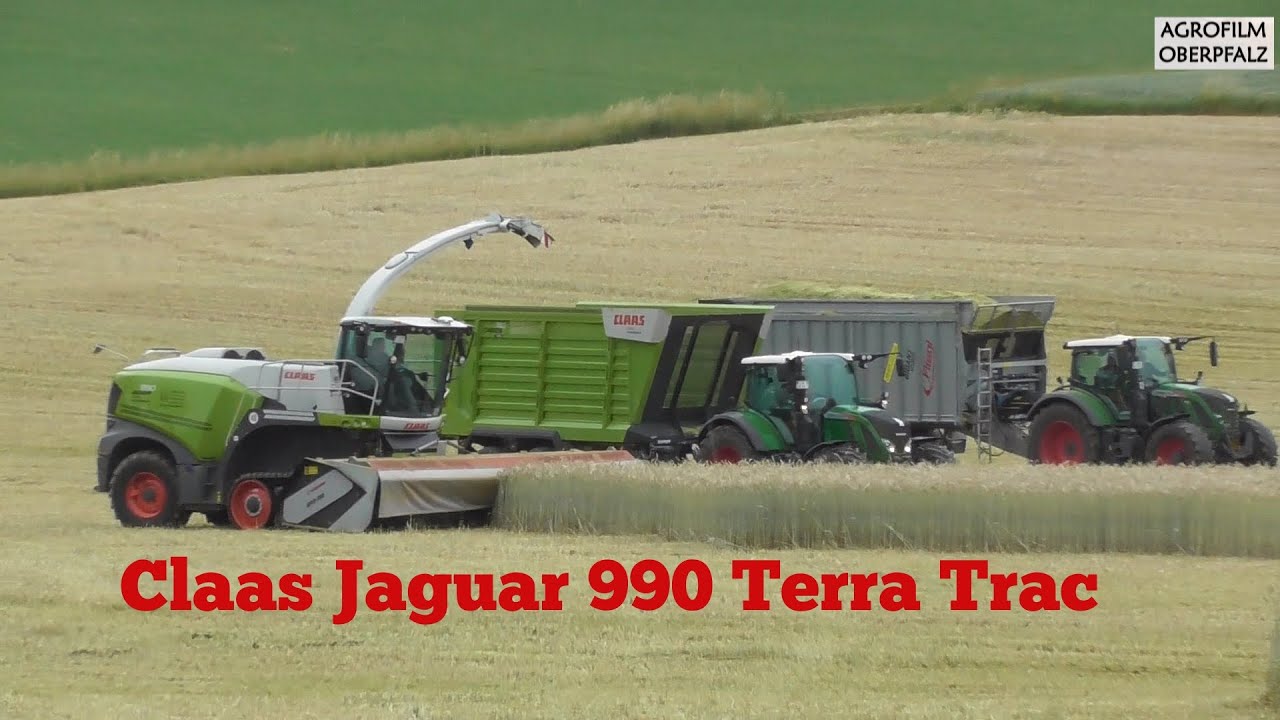 Volle Häcksel-Action mit dem Claas Jaguar 990 TT - SOUND - GPS häckseln mit Lohnunternehmen Zintl