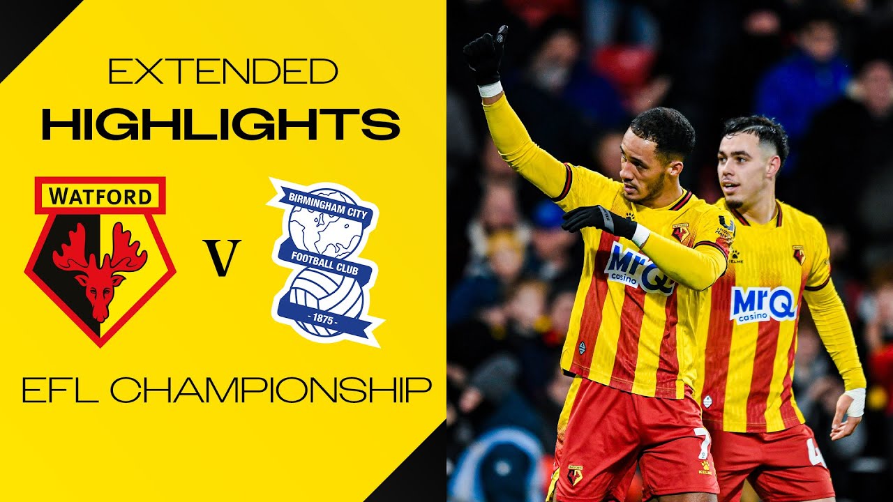 FOUR WINS ON THE SPIN  | Watford 3-0 Birmingham City | Extended Highlights