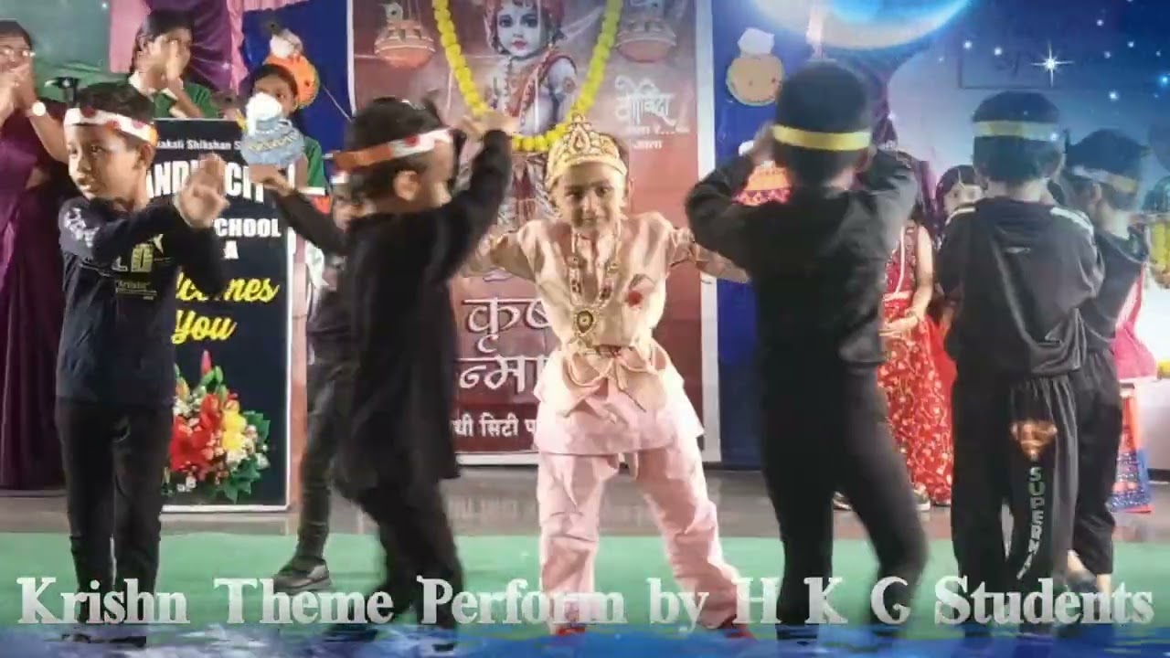 JANMASHTAMI celebrated in  GCPS WING - A || 2K23 || #school #wardha