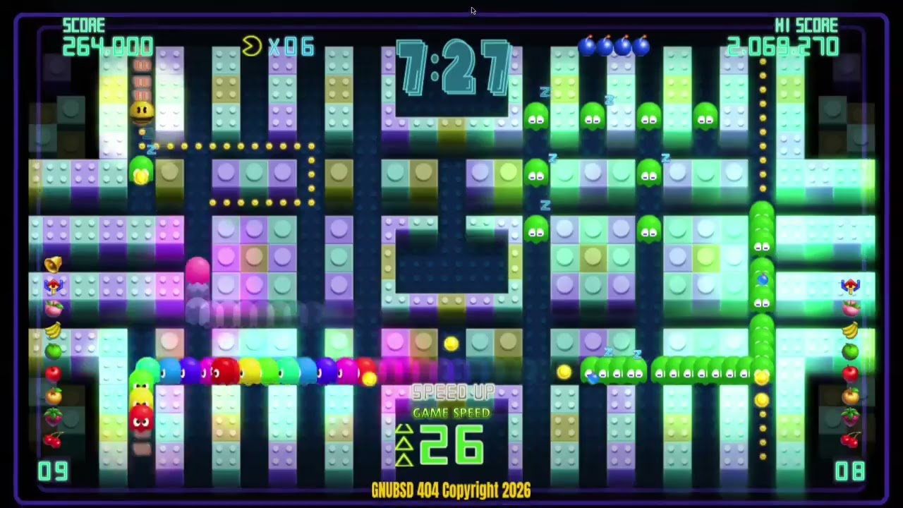 GNUBSD404 Long N134 Pacman Championship Junction 1