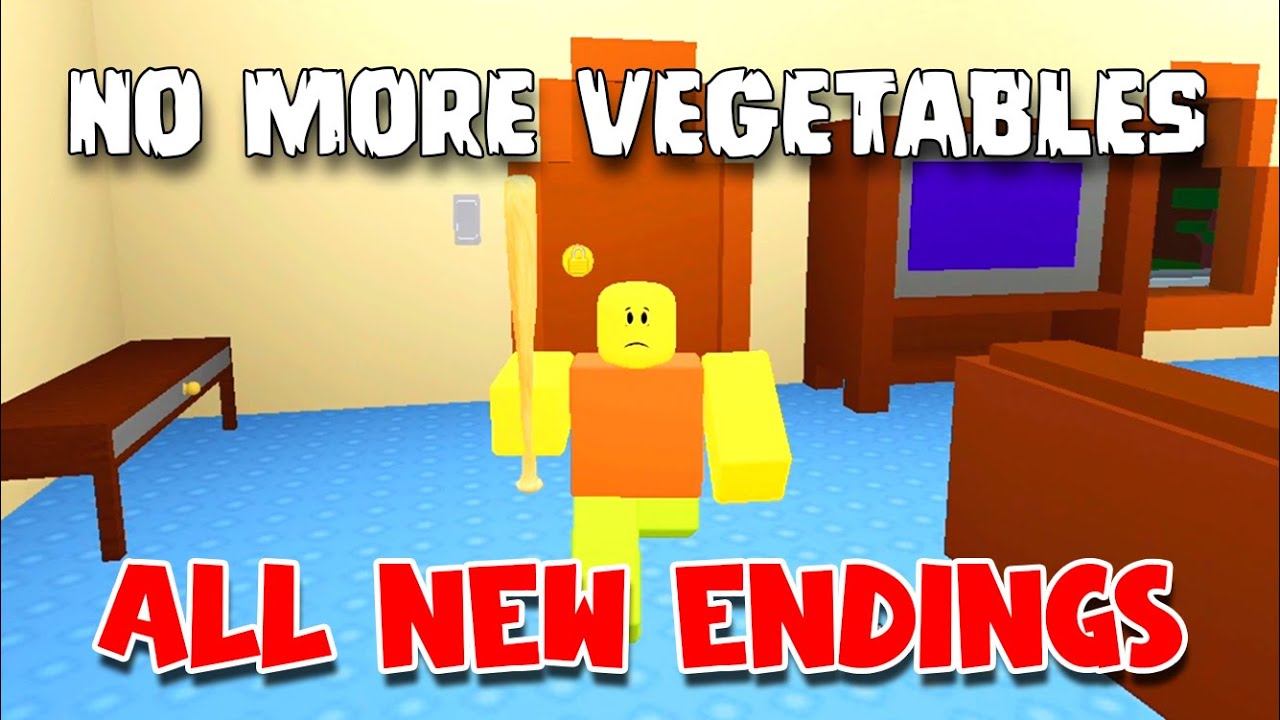 ALL NEW Endings - NO MORE VEGETABLES - Full Gameplay! [ROBLOX]