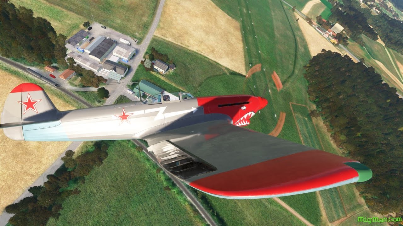 Low & FAST in the Yak-9 'Frank' | LJSE Sentvid pri Sticni, Slovenia | Microsoft Flight Simulator