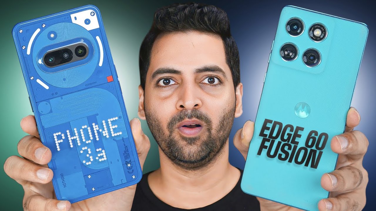 Moto Edge 60 Fusion vs Nothing Phone 3a | Full Comparison !