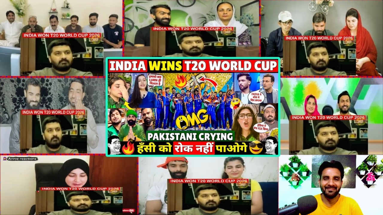 🤣 PAKISTANI CRYING ON INDIA🇮🇳 WINS 🏆🏏T20 WORLD CUP 2026 AFTER BEATING NEW ZEALAND 🔥 IND VS NZ FINAL