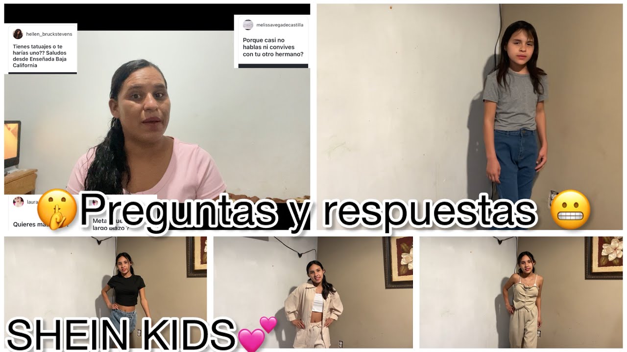 PREGUNTAS Y RESPUESTAS 🤫ropa bonita para  dayana en SHEI KIDS 🎉