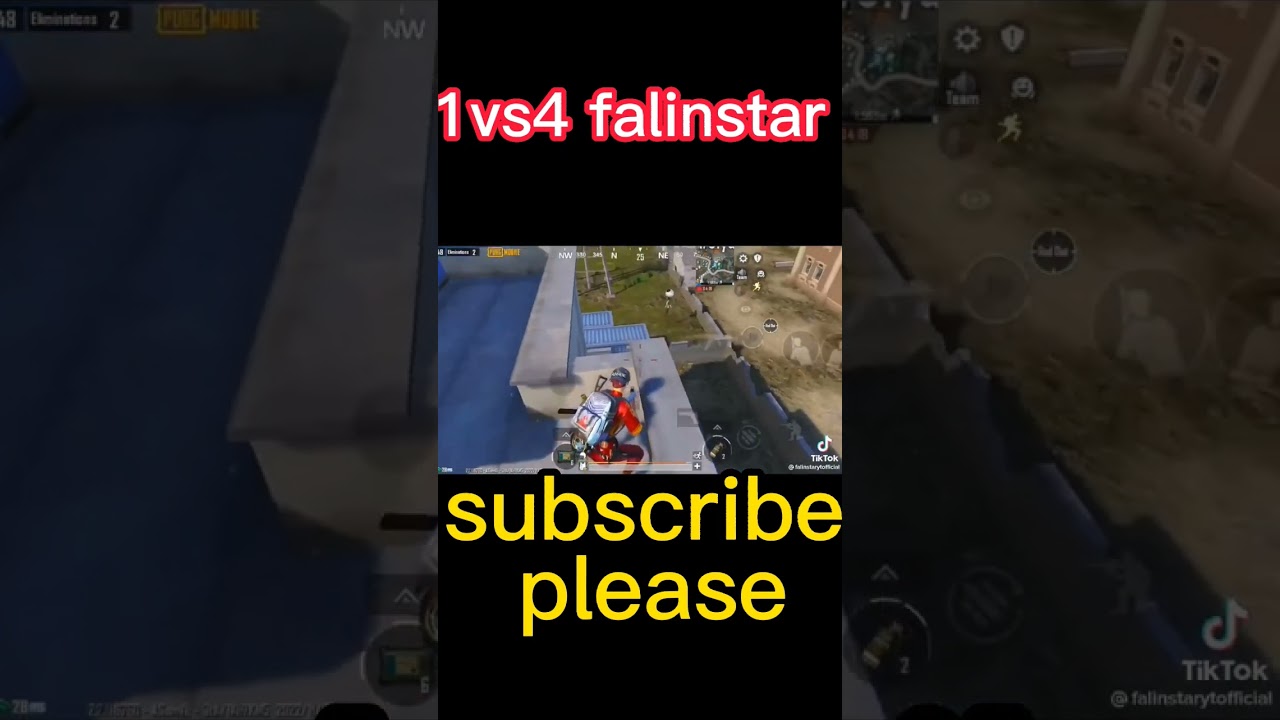 falinstar gaming 1vs4 |#short |#viral