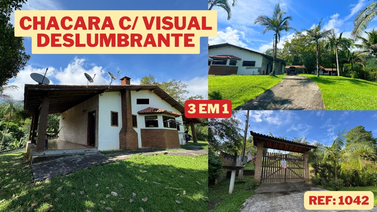 REF. 1042, CHACARA COM VISUAL DESLUMBRANTE EM PEDRO DE TOLEDO - SP, POR R$ 570MIL