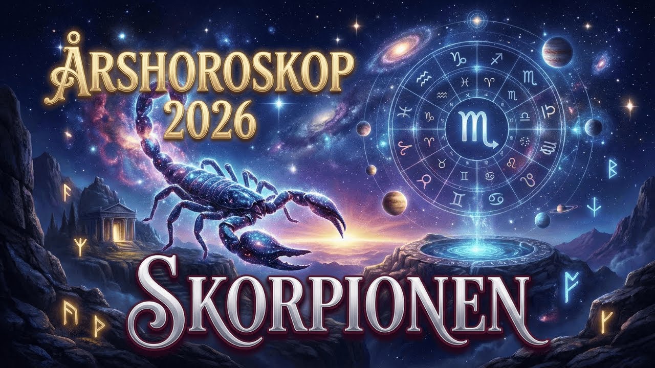 &Aring;rshoroskop 2026 Skorpionen - Fr&aring;n Vidgade Horisonter till Professionell Pondus