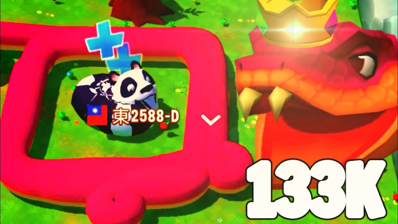 133K SCORE PART.18 WITH MAGNET TRICK !? Mr.Snek King - Snake Rivals