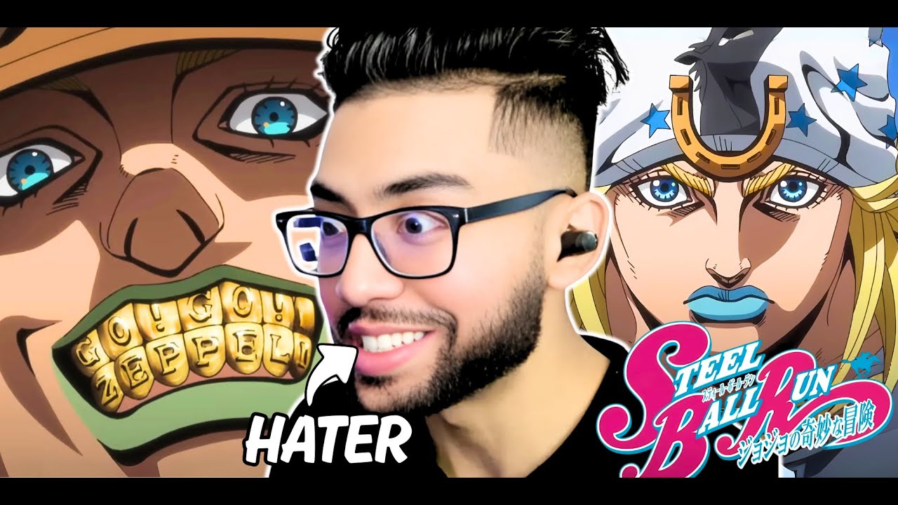JOJO HATER reacts to STEEL BALL RUN teaser trailer of JOJO's BIZARRE ADVENTURE!