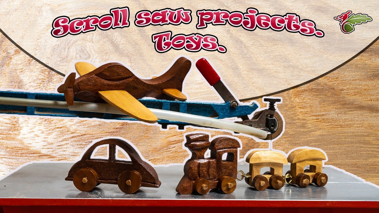 How to make toys in wood. scroll saw projects.
