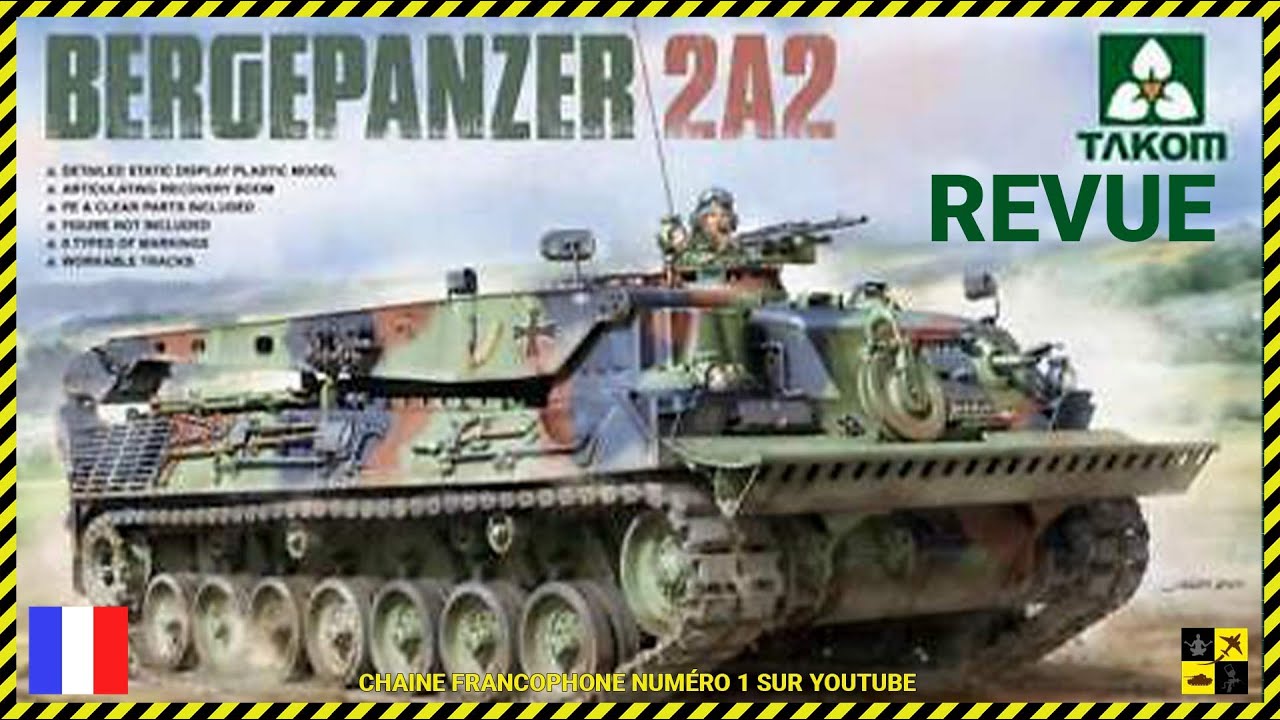 📦 #Plastikdream maquette: Unboxing Bergepanzer A2A Takom