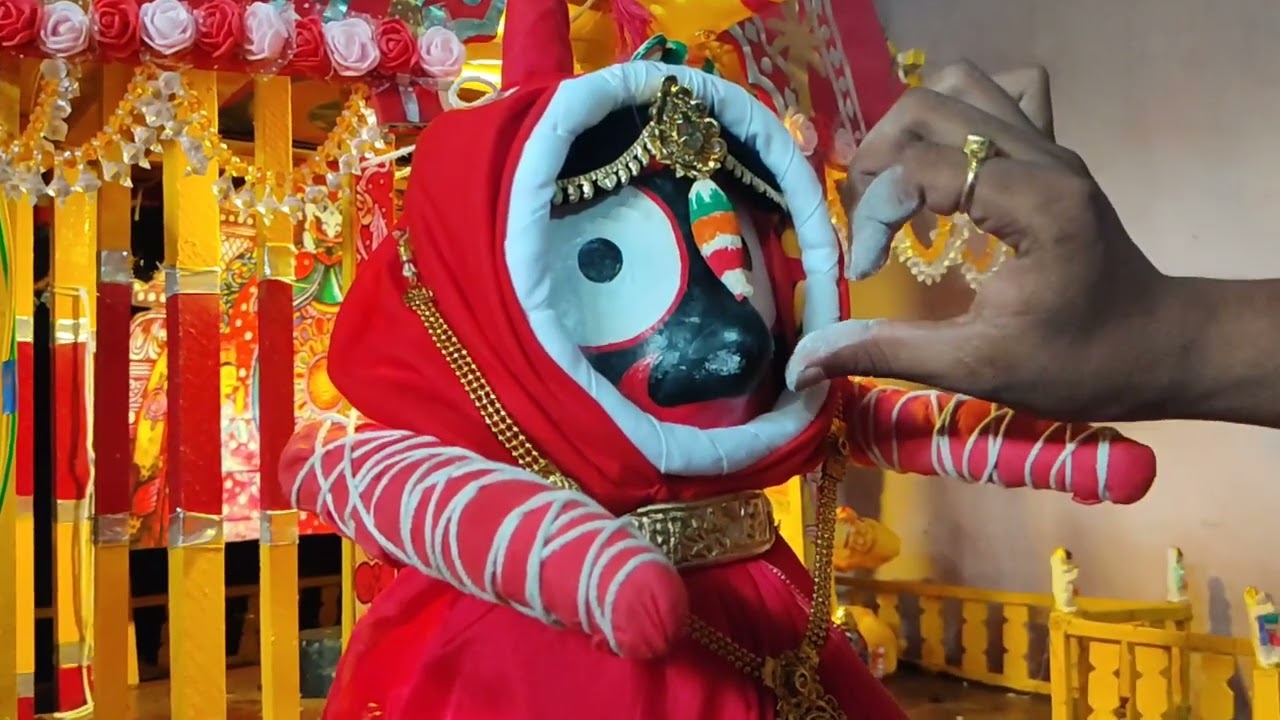 How to do Sunabesha of mahaprabhu at home, step by step...#jayjagannath #shreejagannath #athome