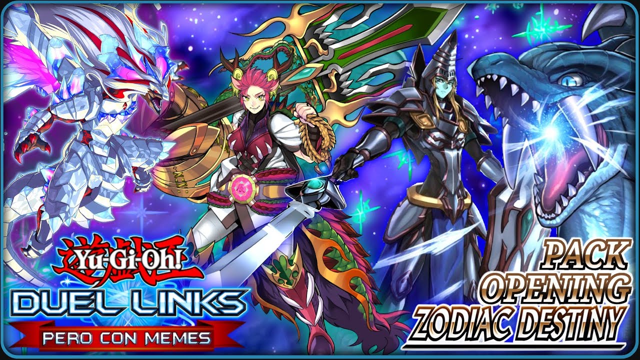 DRAGONES, FURROS Y, ¿MOMENTO-MICROONDAS? [PACK OPENING ZODIAC DESTINY] || DUEL LINKS PERO CON MEMES