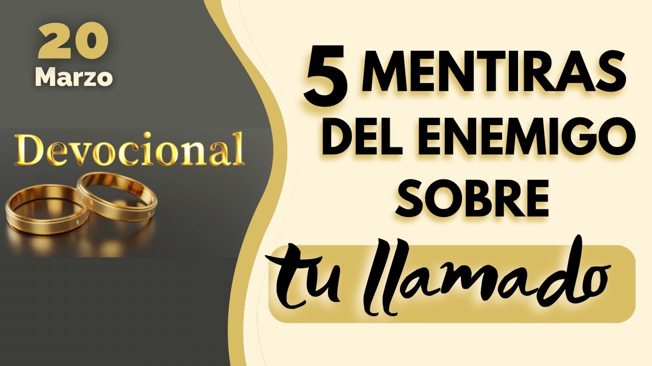 🟣 MENTIRAS del ENEMIGO para que desistas y te sientas CULPABLE