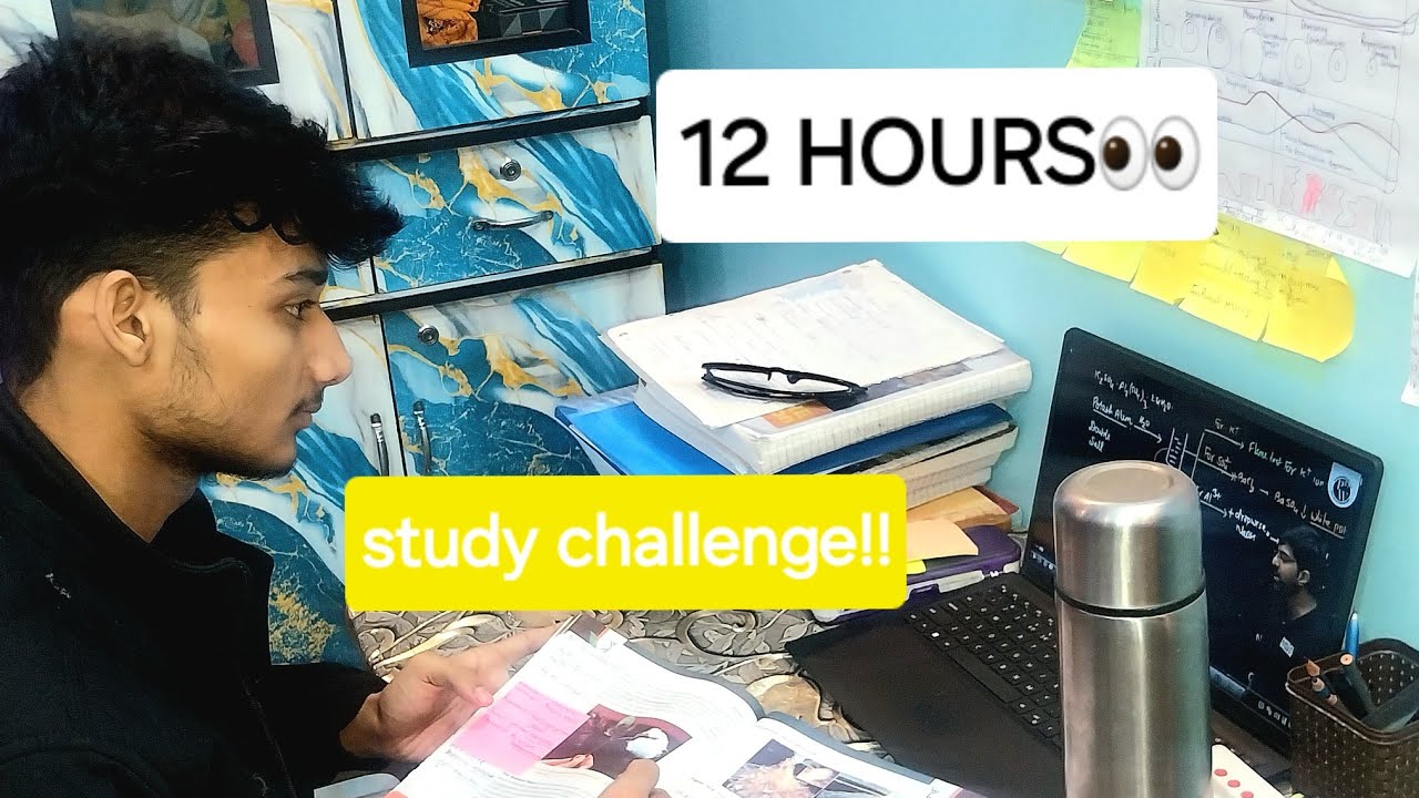 🔥 Late Night 12 Hour Study With Me | No Distractions | NEET Focus Mode🌙 12 Hours Late Night Study❤️