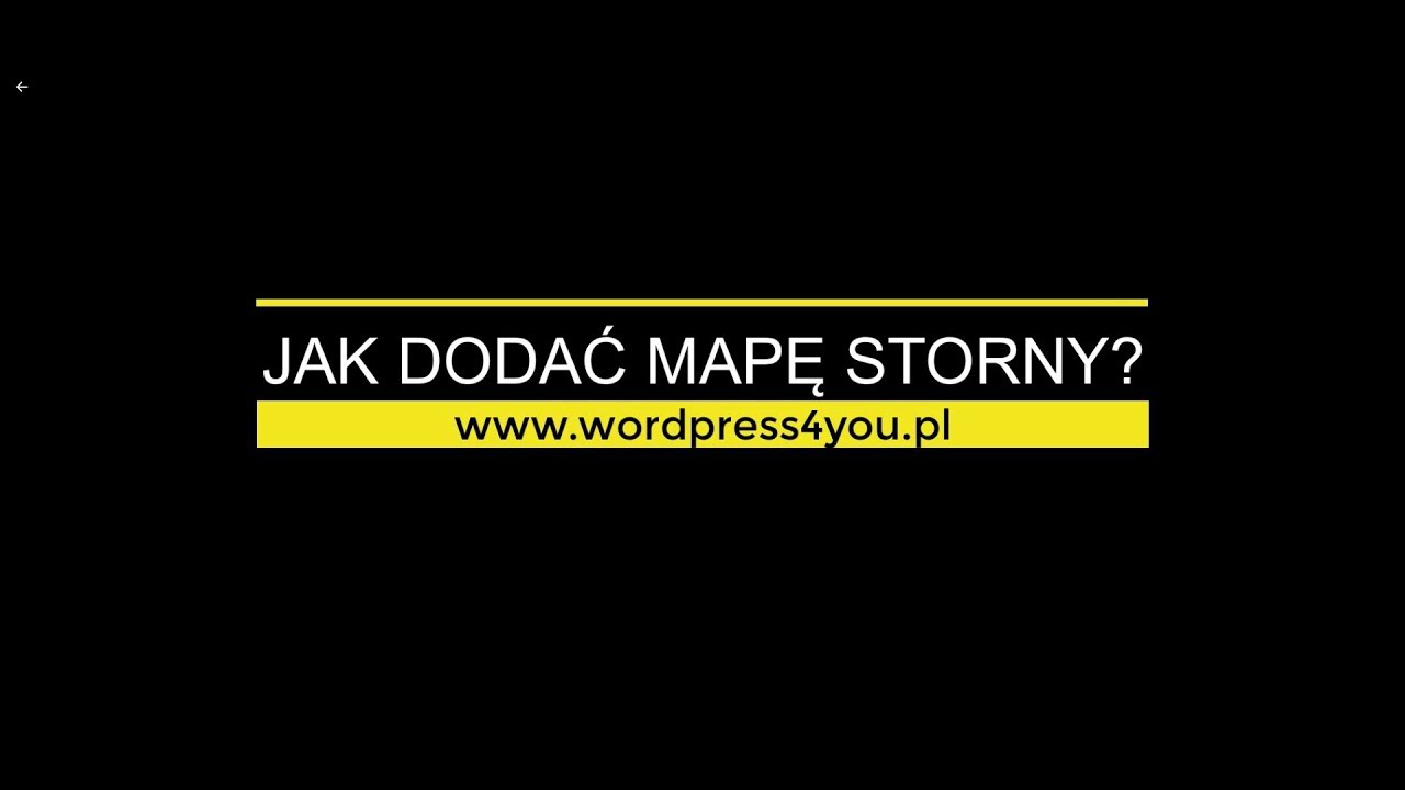 Jak dodać mapę witryny ? | Wordpress | Sitemap.xml (7)