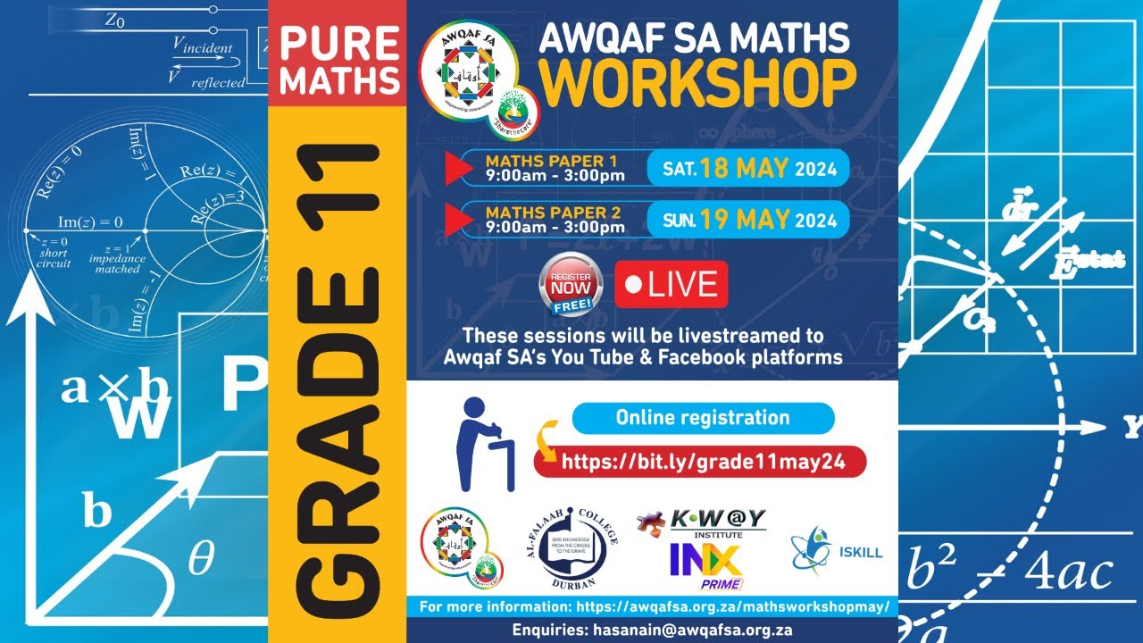 Awqaf SA Grade 11 Maths Workshop - Paper 2