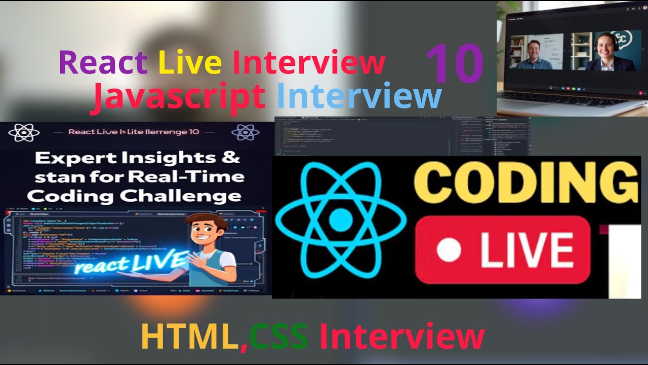 React js Live Interview 10 Mastering Core Concepts and Advanced JS Questions