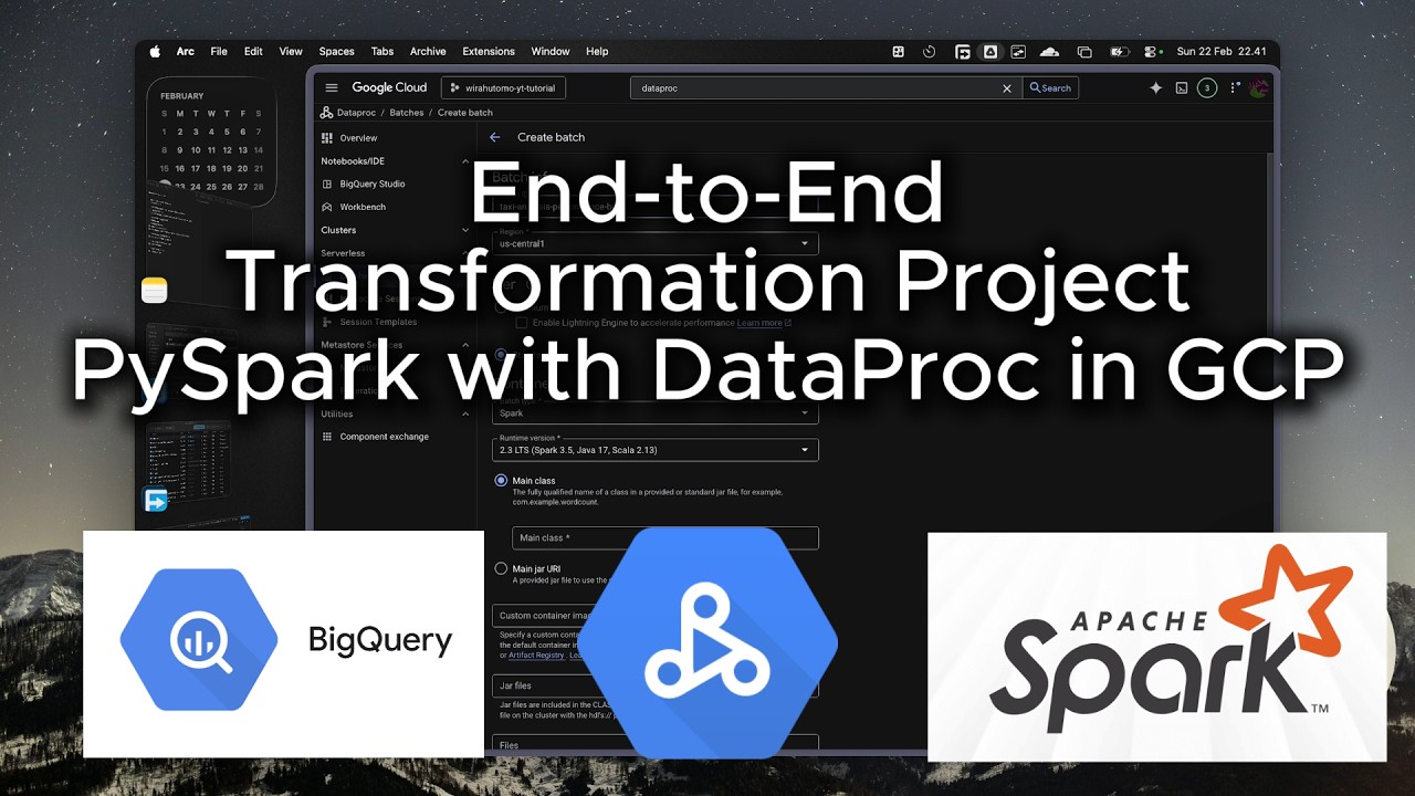 End to End PySpark with DataProc