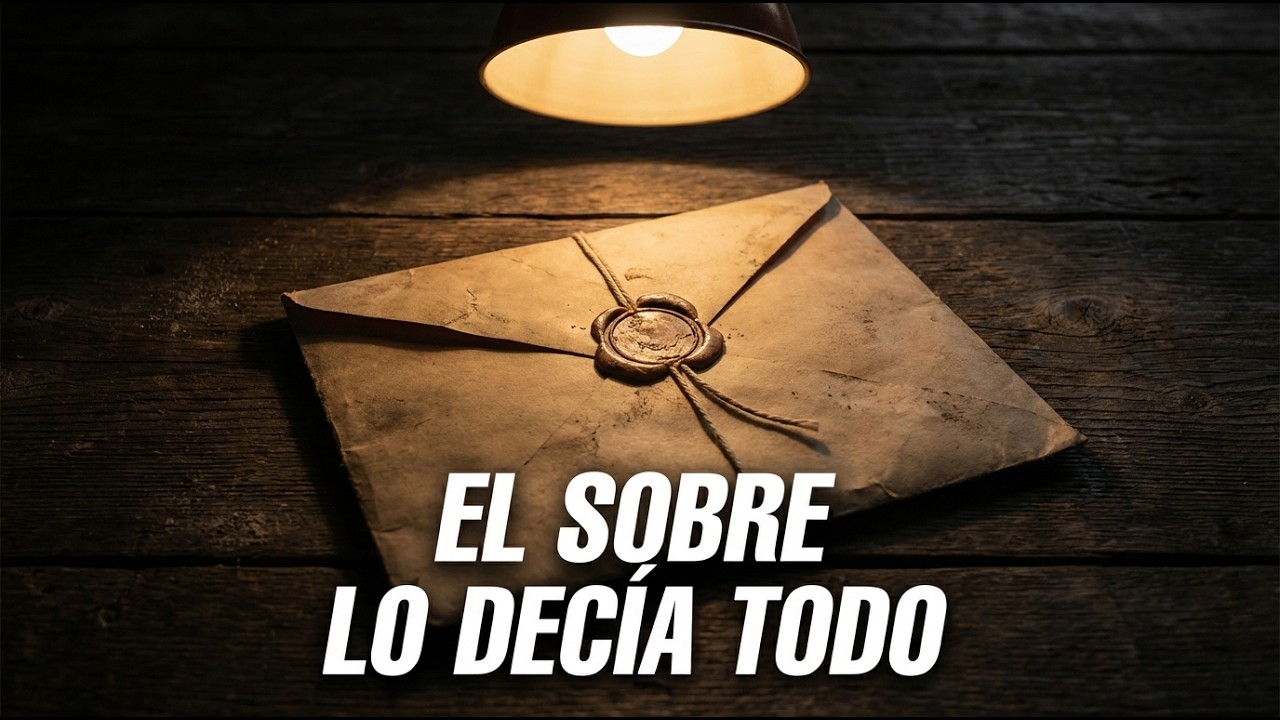 Encontré el sobre sellado tres años después del funeral