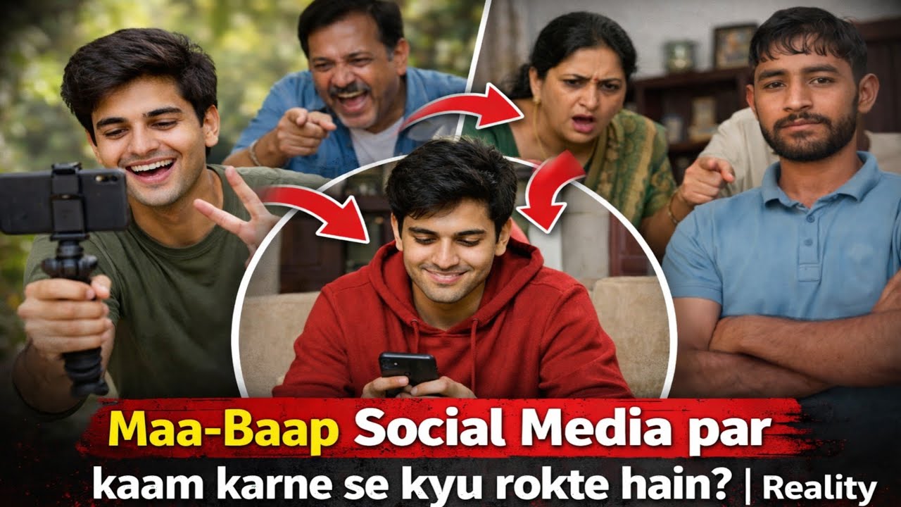 Maa-Baap Social Media par kaam karne se kyu rokte hain? | Reality#motivationhindi#realityvideo#truth