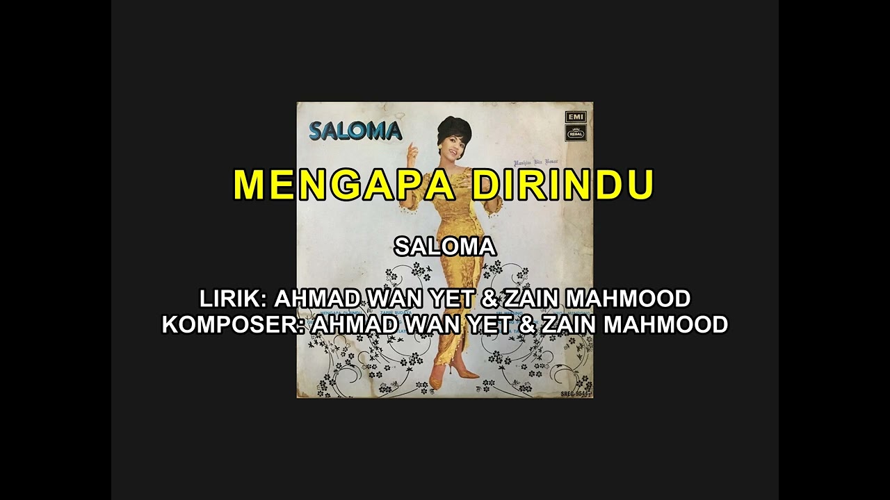 Saloma - Mengapa Dirindu (Karaoke KIKO)