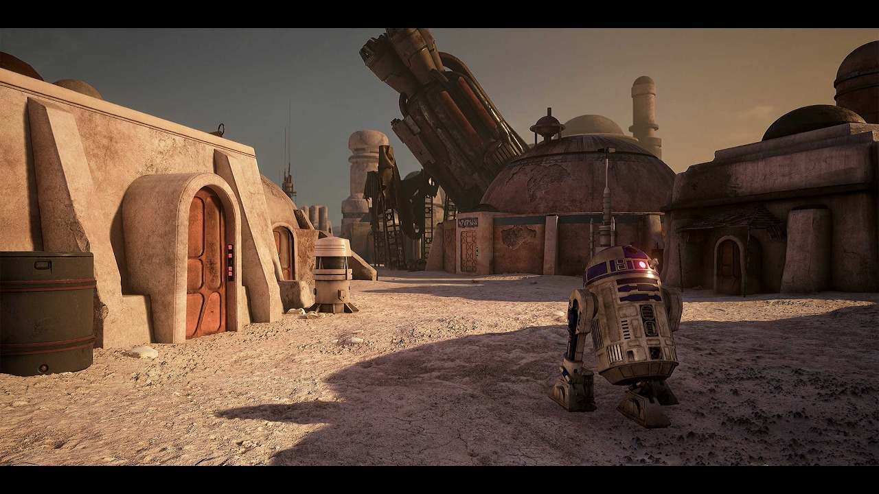 Exploring around tatooine in UE4