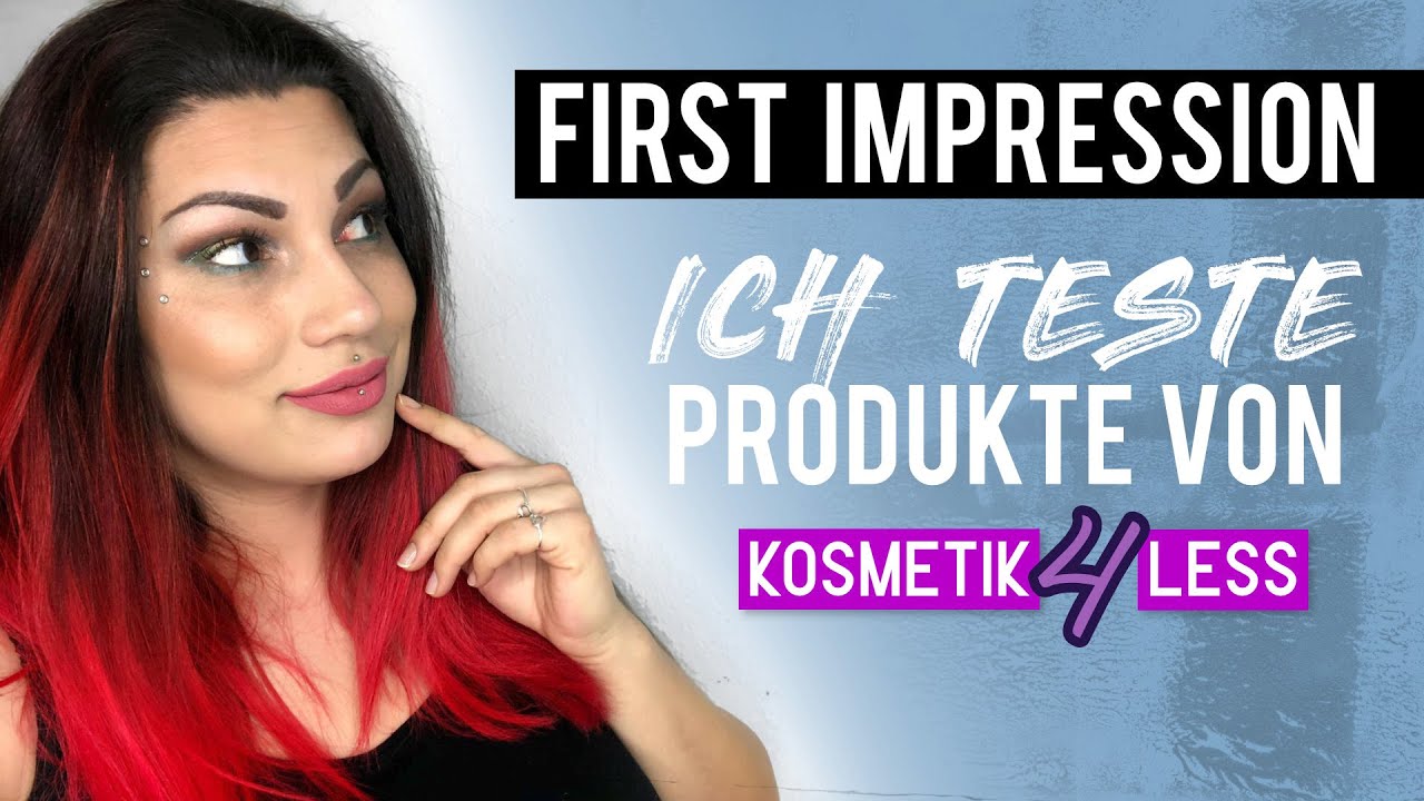 First Impression - Full Face Makeup mit Produkten von Kosmetik4Less
