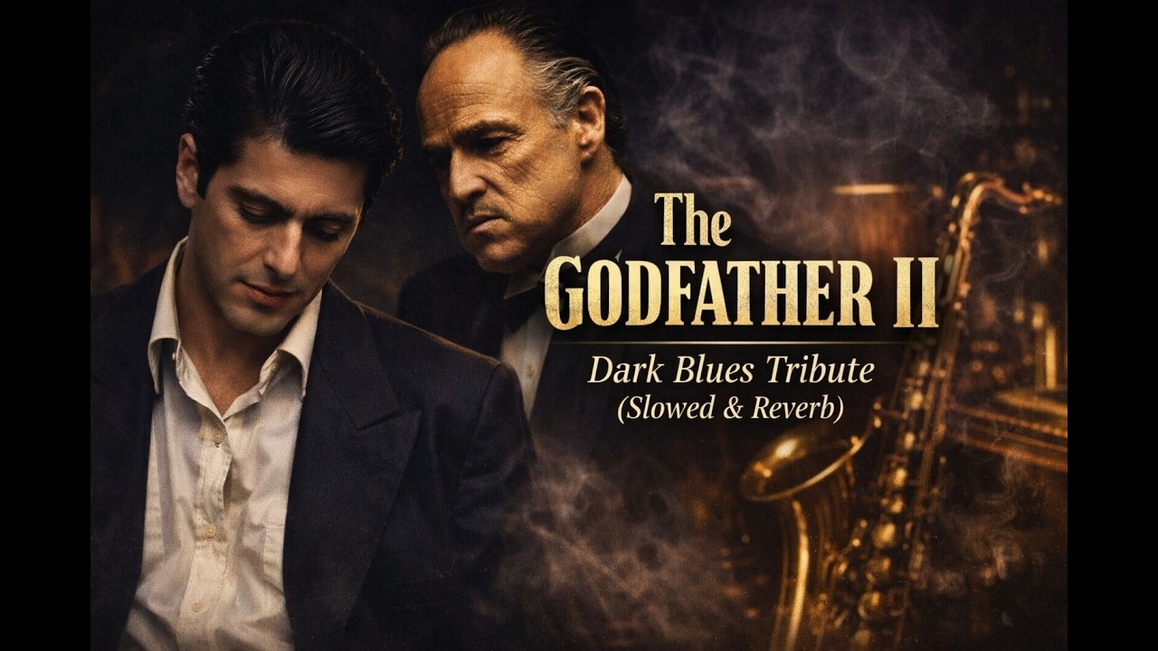 The Godfather II Theme | Dark Blues (Slowed & Reverb) | Noir Lounge