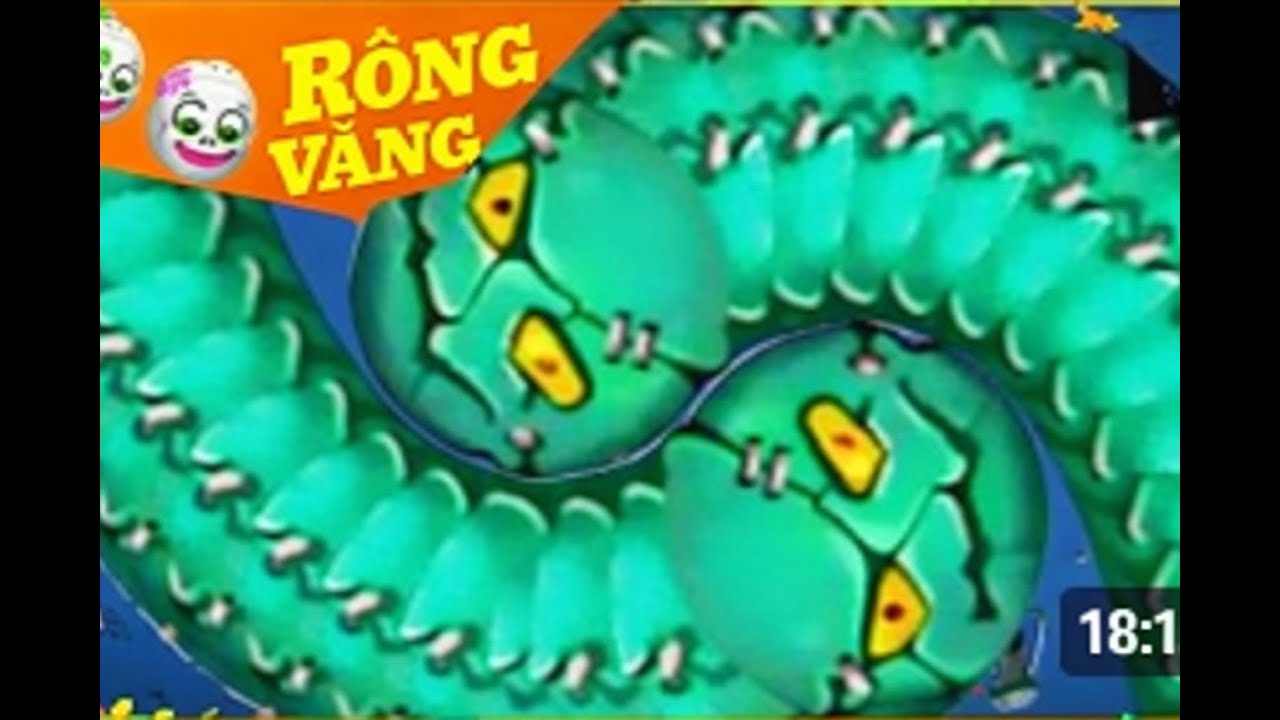 🐍WORMSZONE.IO | GIANT SLITHER SNAKE TOP 01 / Epic Worms Zone Best Gameplay! | Rồng Vàng