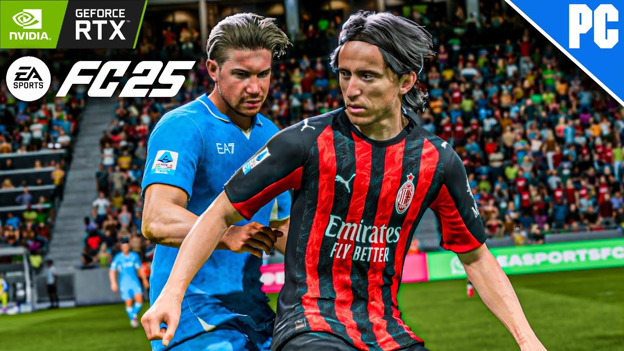 FC 25 - AC Milan vs Napoli | Modric vs De Bruyne | Serie A 25/26 Full Match | PC™ [2K60]