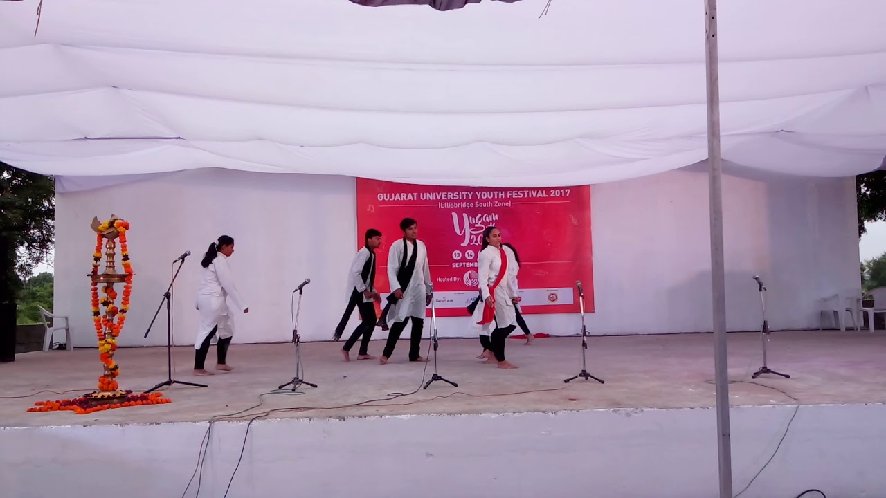 Gujarat university youth festival 2017 / Skit /  JG college of Business administration