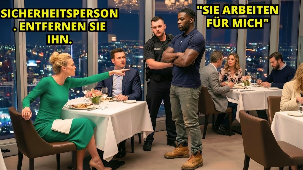 Ein Paar warf einen schwarzen Mann vom VIP-Tischworaufhin der Manager sagteDas ist der Besitzer.“