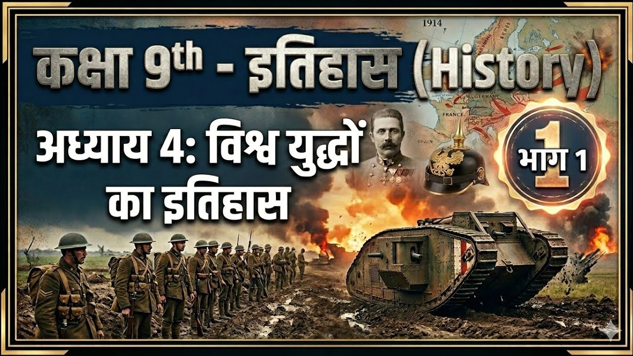 Bihar Board Class 9th History Ch 4 | विश्व युद्धों का इतिहास (Full Chapter Notes)