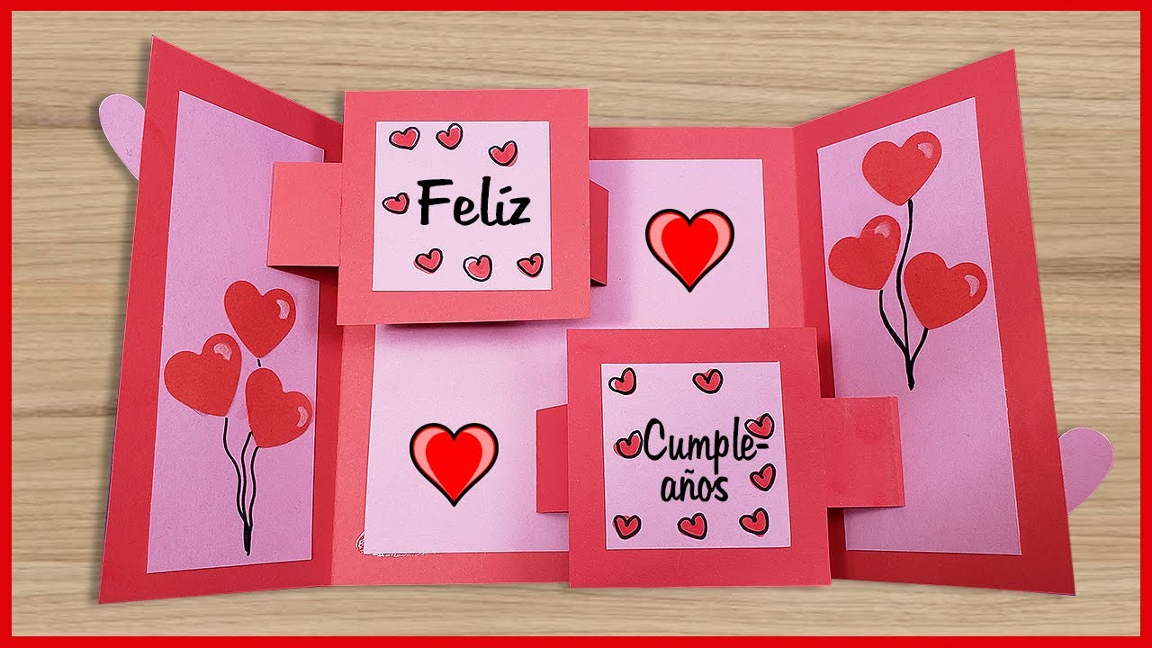Tarjeta de cumpleaños hecha a mano | Idea de tarjeta de cumpleaños  Beautiful Handmade Birthday card