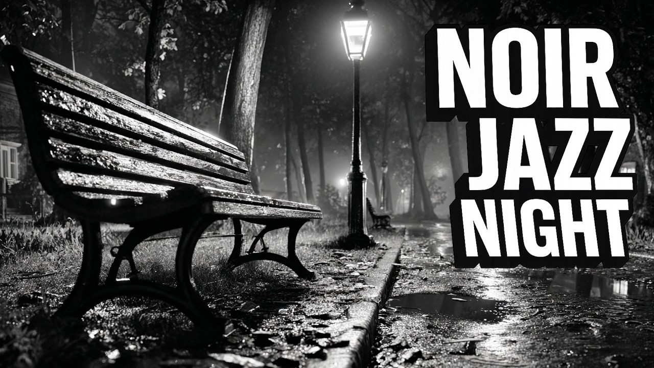 Streetlamp Noir Jazz for the Pause You Need 🖤 Film Noir Session • Shadows Sliding on Slats