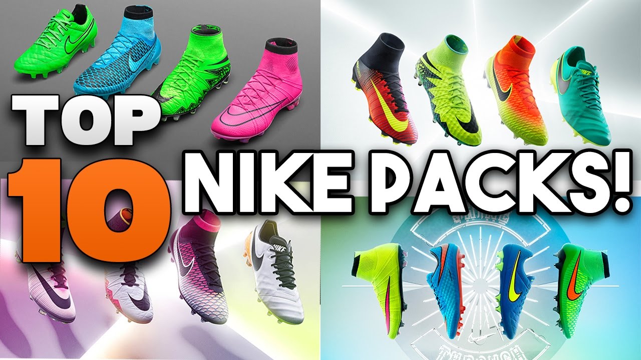 Top 10 Nike Football Boots Packs of ALL TIME!!