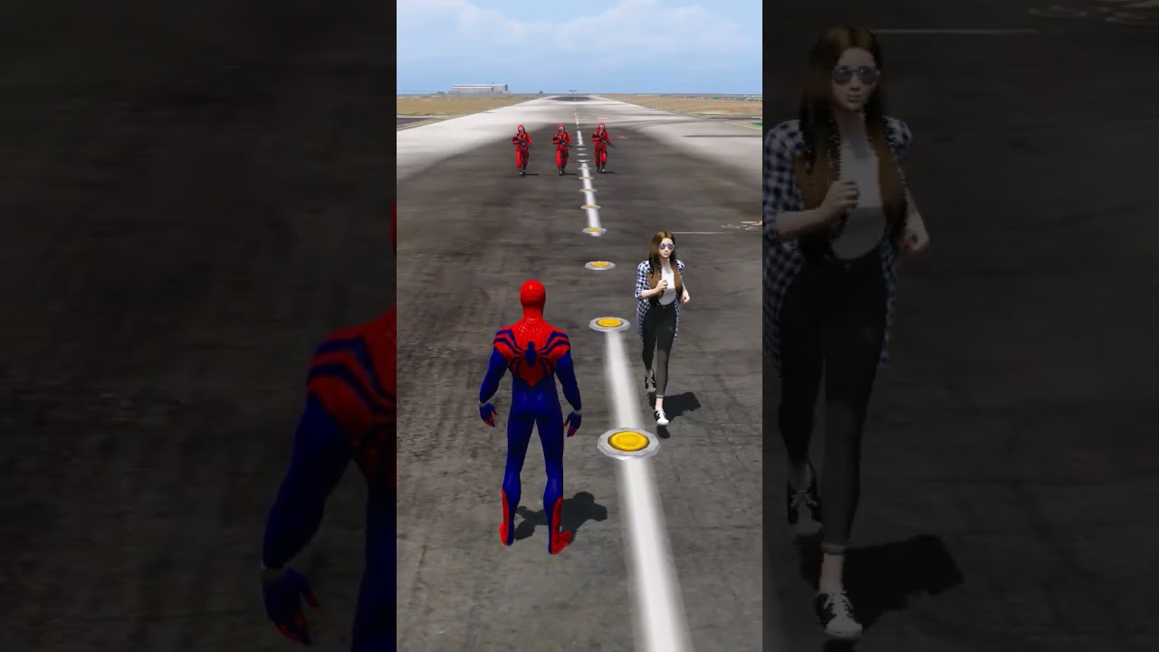 GTA V : SIPDER MAN VS RPG VS GIRL' #doremongta5 #gta #gaming #shorts