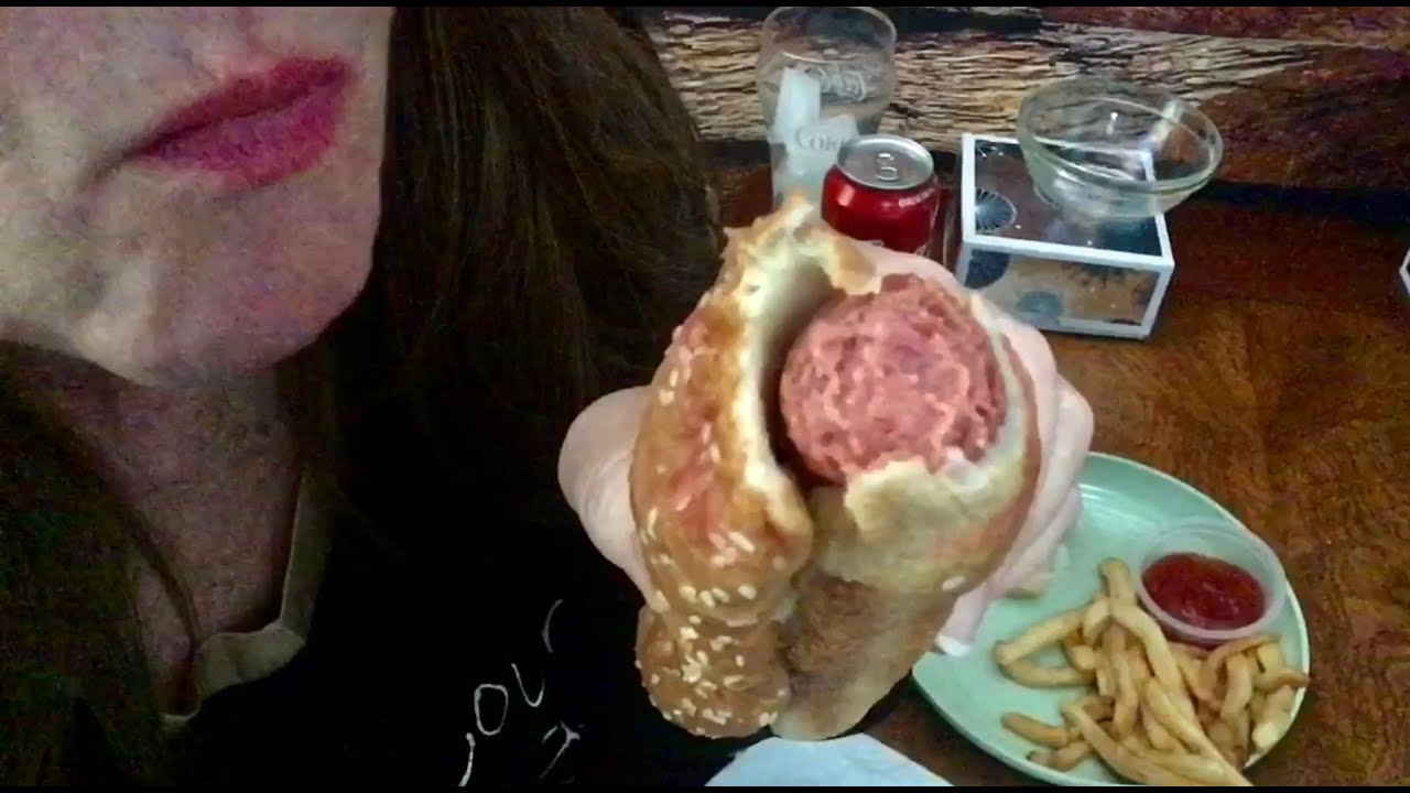 Quiet Simple Supper Tonight Juicy Costco Hot Dog & french fries evening relaxation ASMR