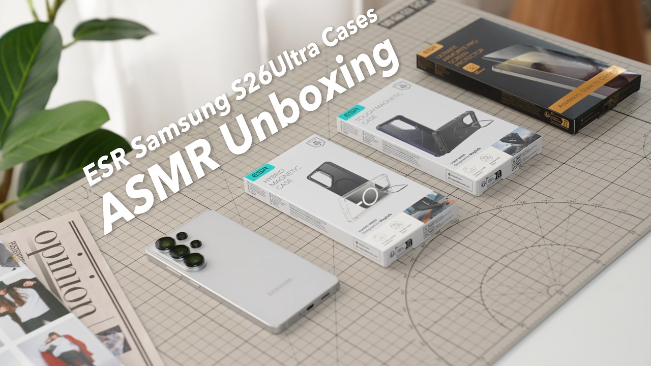 ASMR Unboxing | ESR Galaxy S26 Ultra Cases & Screen Protector