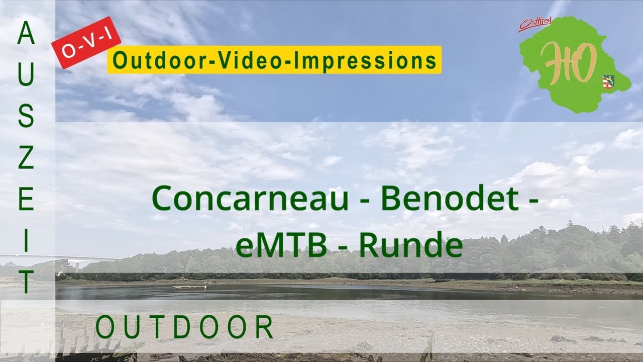 Bretagne --- Concarneau - Benodet - eMTB-Runde