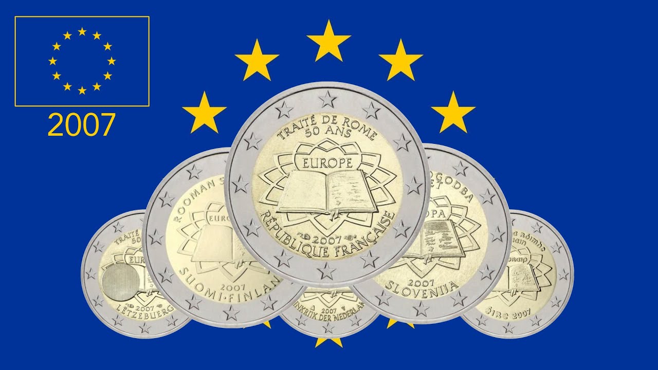 Super €uro : 2€ 2007 commune Traité de Rome