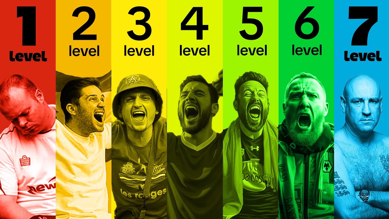 OS 7 NIVEIS de Fã-clube de FUTEBOL de Todos os Tempos